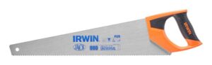 handsaw with orange handle
