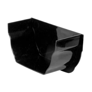 Krown Ogee Gutter Internal Stopend Black