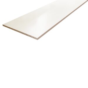 White 15mm Melamine Faced Chipboard 2.4m