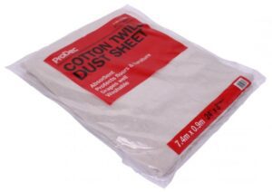24' x 3' (7.2m x 0.9m) Cotton Twill Stair Dust Sheet