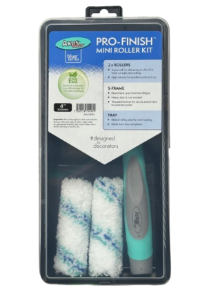 Pro-Finish 5-Piece Mini Roller Kit (Blue Series) 4" / 100mm