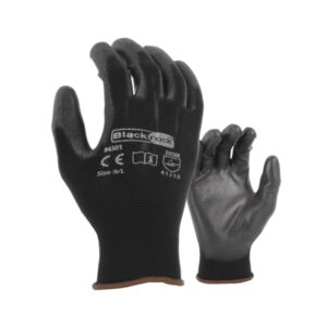 Lightweight PU Grip Gloves Black