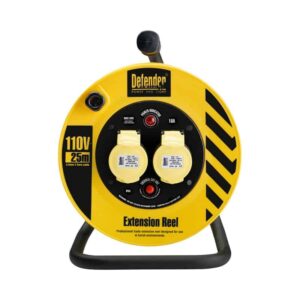 Light Industrial Cable Reel 110V 16A 25m 1.5mm²