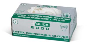 Powdered Latex Examination Gloves Medium