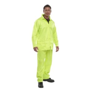 Outdoor Rainsuit Jacket & Trousers Saturn Yellow