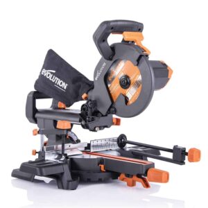 210mm Sliding Compound Mitre Saw With TCT Multi-Material Cutting Blade 110V