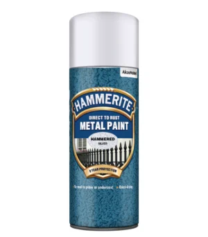 Hammerite Direct to Rust Metal Spray Paint Hammered Silver Finish