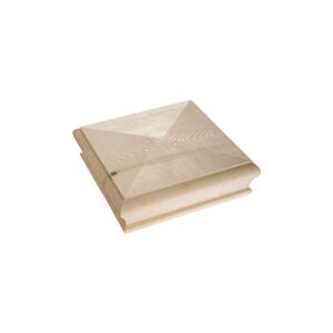 pine pyramid newel cap