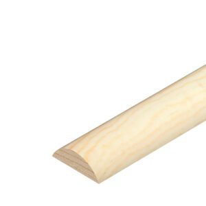flat half round pine