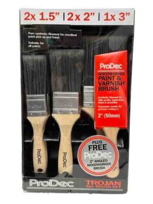 ProDec Trojan 5pc Brush Set
