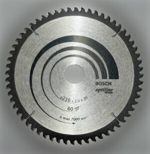 BOSCH Optiline Wood for Mitre Saw Blade ⌀216 x 2 x 30mm