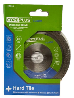 CorePlus Hard Tile Turbo Diamond Blade ⌀115mm