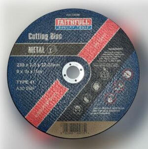 Depressed Centre Metal Cut Off Disc ⌀230 x 3.2 x 22.23mm