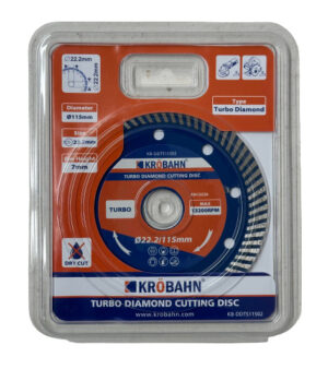 Krobahn Turbo Diamond Cutting Disc ⌀115 x 22.2mm