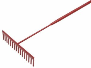 Faithfull Asphalt Rake Tabular Shaft 16T Flat @1.7m