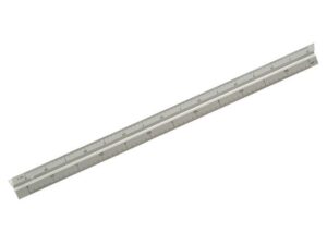 Aluminium Scale Rule 300mm-Triangle