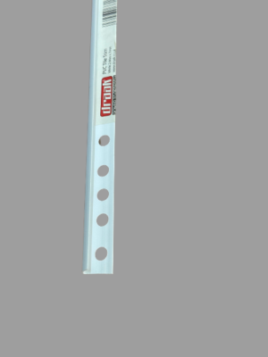 Draak White PVC Round Edge Tile Trim @2.44m x 7mm