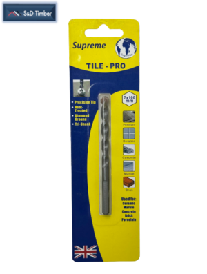 Supreme Tile Pro Tri Shank Drill Bit @10mm