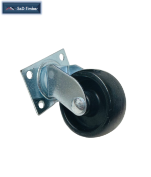 Ball Castors Plate Single 41mm