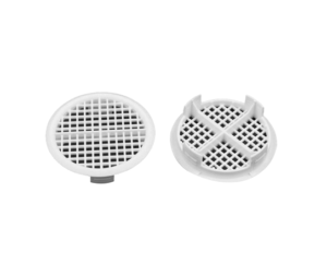White Round Soffit Vent - ø70mm