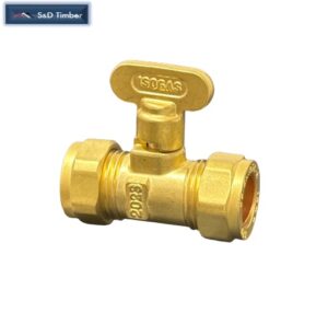 Brass Rigid Fan Gas Cock