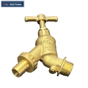 Brass Double Check Valve Hose Union Bibcock