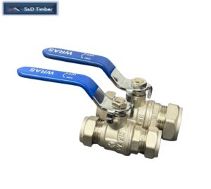Cold Water Lever Valves Blue Handle