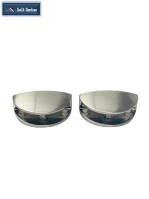 Supreme Glass Shelf Clamp Satin 6-10mm (PR)