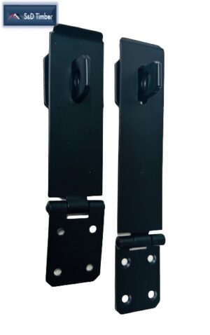 Supreme Hasp and Staple Mid Duty Black