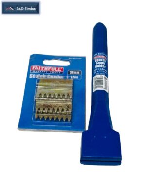 Faithfull Scutch Comb Holder & Combs
