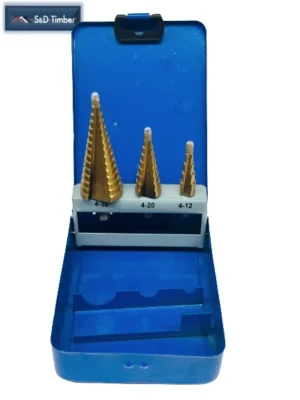 BlueSpot 3 Pcs Step Drill Set