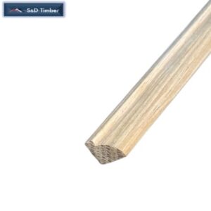 9 x 12 x 2400mm Glass Bead / Ovolo Oak