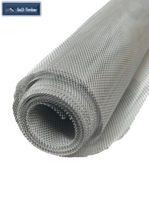 Pin/ Fly Aluminium Mesh (2.5 x 5mm) R.Proof (8m x 600mm)