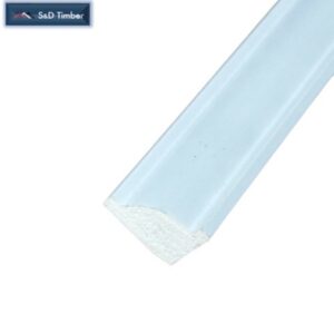 15 x 20 x 2000mm PVC Ovolo Beading (White)