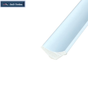 18 x 18 x 2000mm PVC Scotia Beading (White)