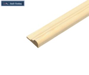 15 x 34 x 2400mm Broken Ogee/Bog Pine