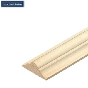 6 x 11 x 2400mm Double Astragal Pine
