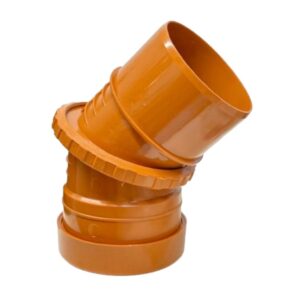 110mm Brown Underground Single Socket Adjustable Bend 0 - 45º