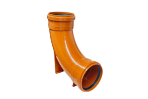110mm Brown Underground Double Socket Rest Bend 87.5º