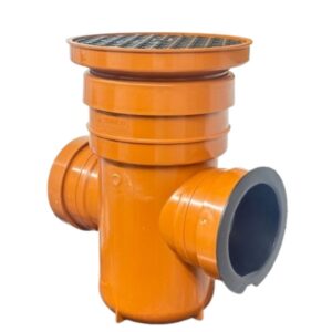 160 x 110mm Back Inlet Roddable Gully Round Top