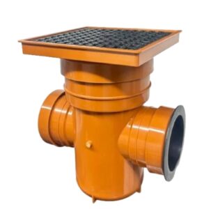 160 x 110mm Back Inlet Roddable Gully Square Top