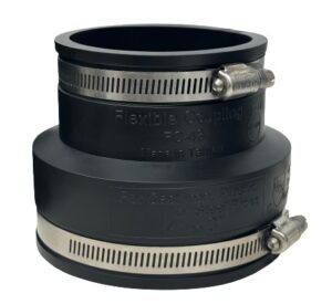 4" Clay to 3" Cast Iron/Plastic Adaptor