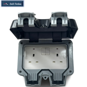 WeatherProof Dual Switched 13A Outdoor Socket