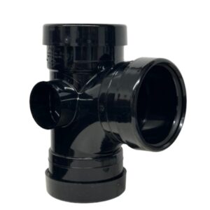 110mm Pushfit Soil Triple Socket 92.5º Branch