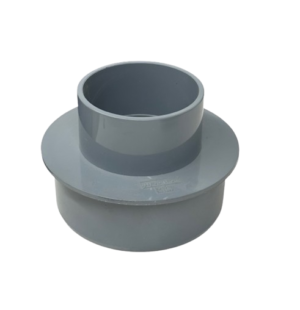 68mm Round Down Pipe to 110mm Soil Adaptor