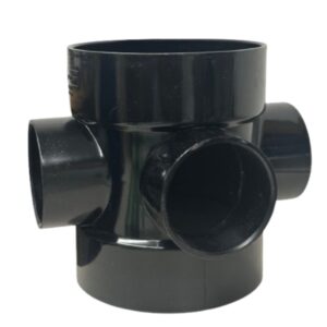 110mm Solvent Three Way Short Boss Pipe