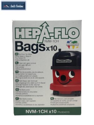 NVM-1CH HepaFlo Filter Bags (Pack of 10)