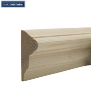25 x 63mm Solid Pine Dado Rail
