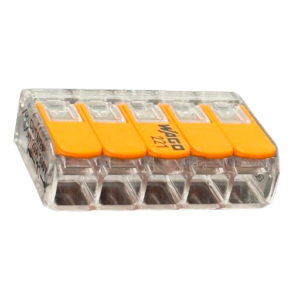 WAGO 5 Way Connector for 4mm cable (221 - 415)