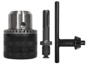 Faithfull Chuck, Key and SDS Adaptor - 13mm Capacity